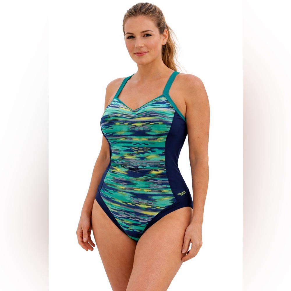 Roots Multicolor Swimwear with Blue and Green Accents